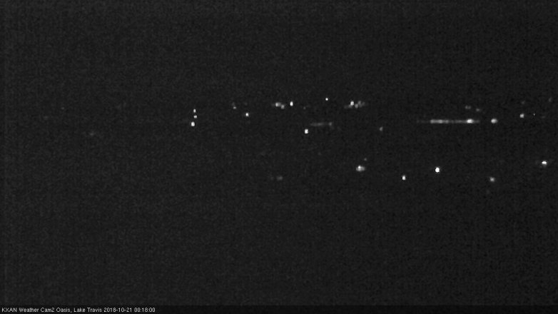 Lake Travis webcam, October 20, 2018 11:20 PM CT