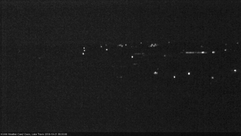 Lake Travis webcam, October 20, 2018 11:35 PM CT