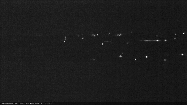 Lake Travis webcam, October 20, 2018 11:50 PM CT