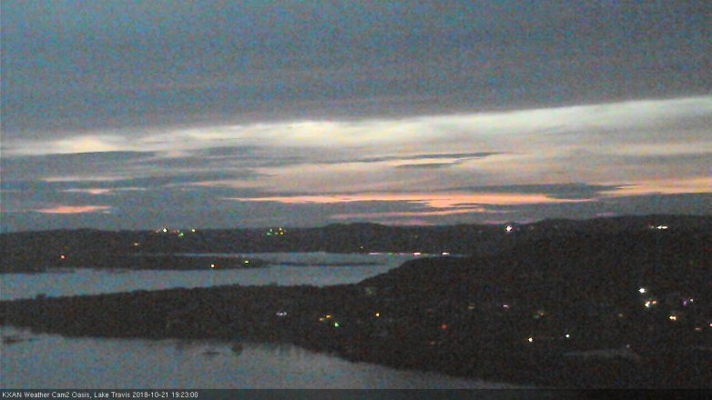 Lake Travis webcam, October 21, 2018 6:25 PM CT