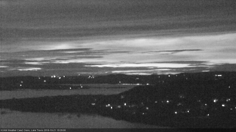 Lake Travis webcam, October 21, 2018 6:30 PM CT