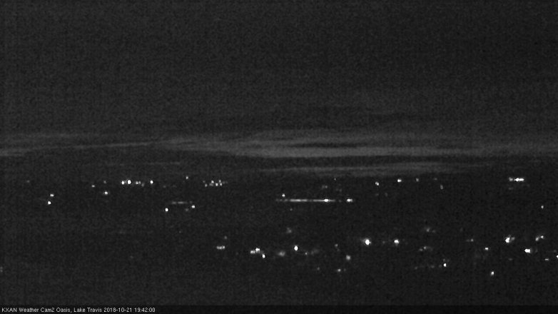 Lake Travis webcam, October 21, 2018 6:45 PM CT
