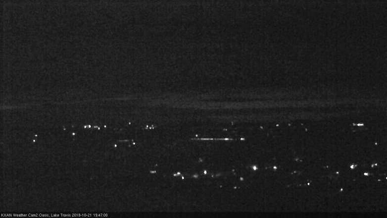 Lake Travis webcam, October 21, 2018 6:50 PM CT