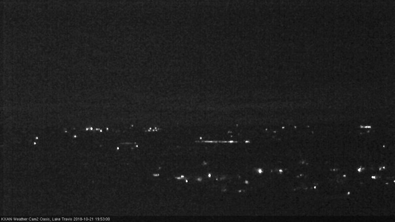 Lake Travis webcam, October 21, 2018 6:55 PM CT