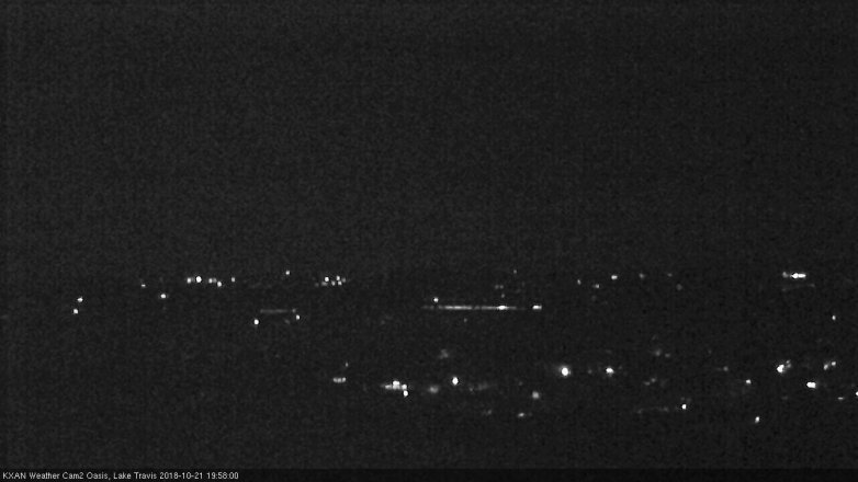 Lake Travis webcam, October 21, 2018 7:00 PM CT