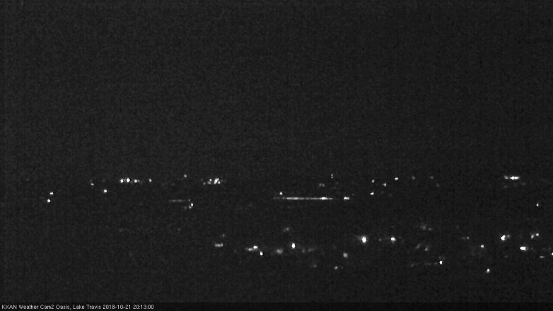 Lake Travis webcam, October 21, 2018 7:15 PM CT