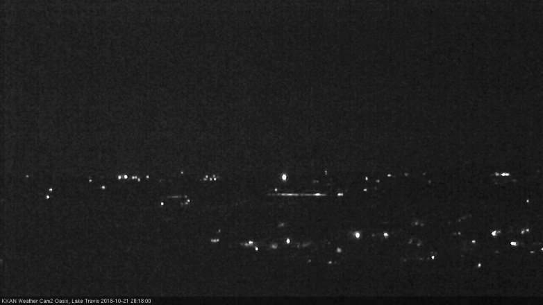 Lake Travis webcam, October 21, 2018 7:20 PM CT