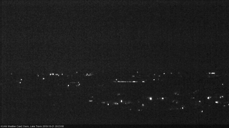 Lake Travis webcam, October 21, 2018 7:25 PM CT
