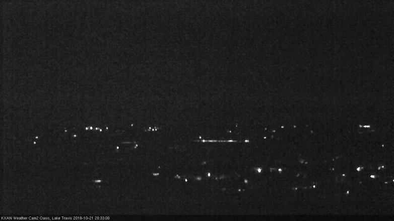 Lake Travis webcam, October 21, 2018 7:35 PM CT