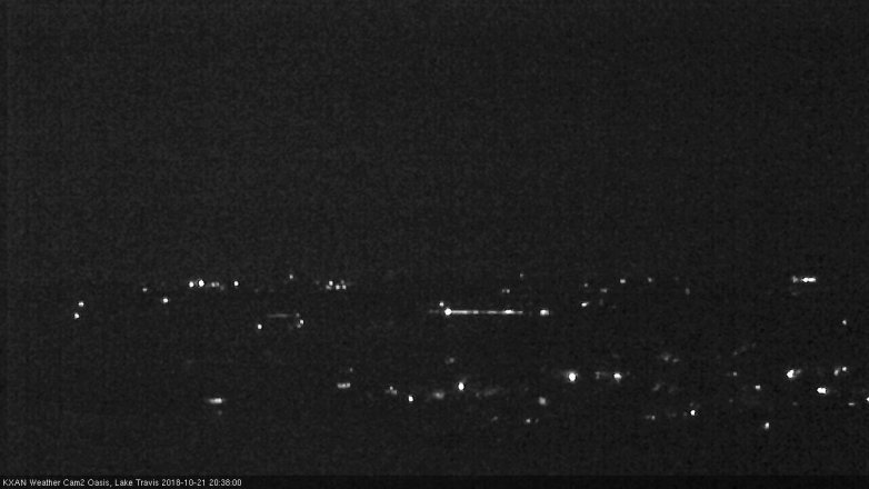 Lake Travis webcam, October 21, 2018 7:40 PM CT