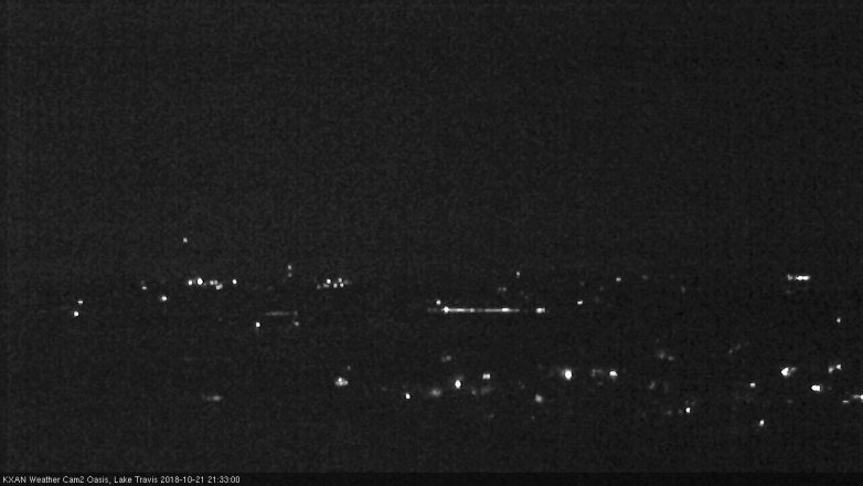 Lake Travis webcam, October 21, 2018 8:35 PM CT