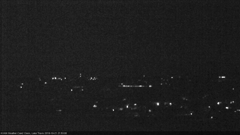 Lake Travis webcam, October 21, 2018 8:55 PM CT