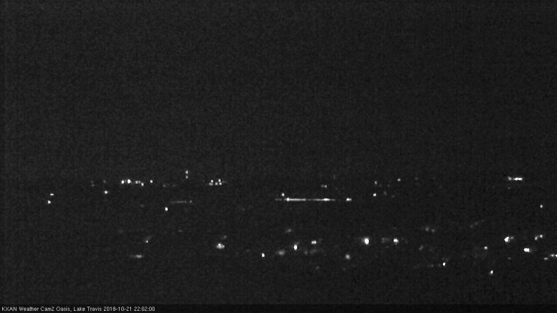 Lake Travis webcam, October 21, 2018 9:05 PM CT