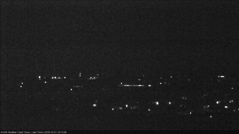 Lake Travis webcam, October 21, 2018 10:15 PM CT