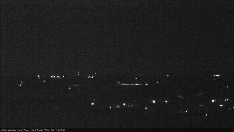 Lake Travis webcam, October 21, 2018 10:35 PM CT