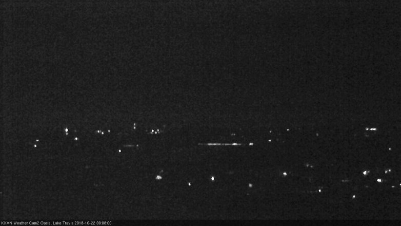 Lake Travis webcam, October 21, 2018 11:10 PM CT