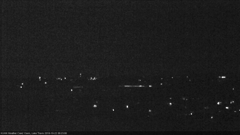 Lake Travis webcam, October 21, 2018 11:25 PM CT