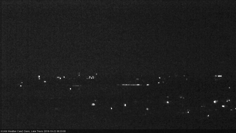 Lake Travis webcam, October 21, 2018 11:35 PM CT