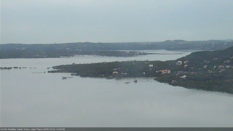 Lake Travis webcam, October 22, 2018 11:05 AM CT