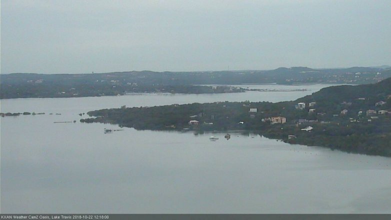 Lake Travis webcam, October 22, 2018 11:20 AM CT