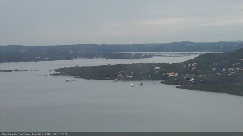 Lake Travis webcam, October 22, 2018 12:20 PM CT