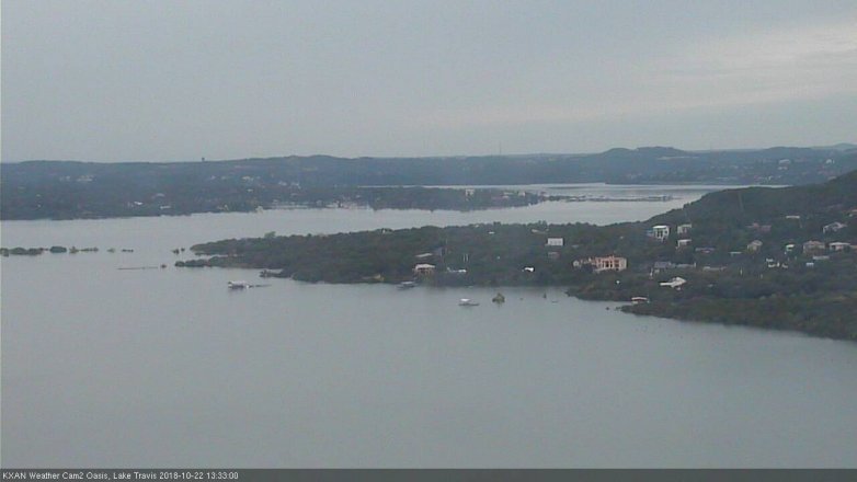 Lake Travis webcam, October 22, 2018 12:35 PM CT