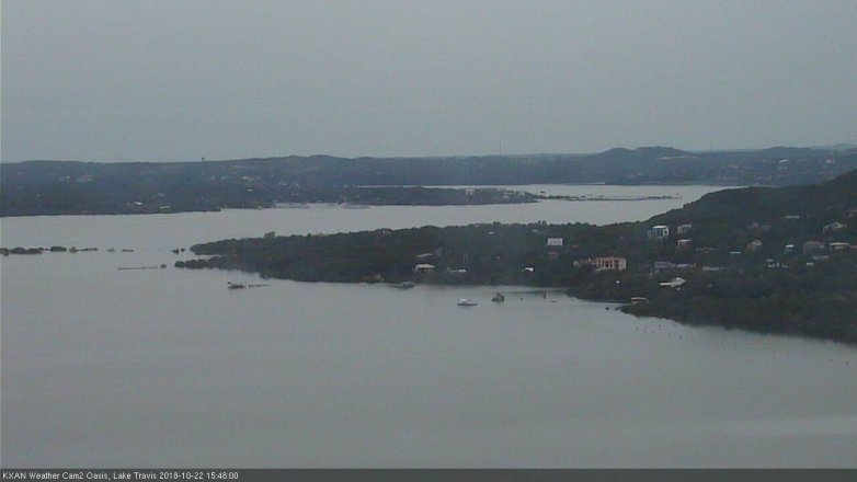 Lake Travis webcam, October 22, 2018 2:50 PM CT