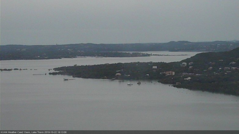 Lake Travis webcam, October 22, 2018 3:15 PM CT
