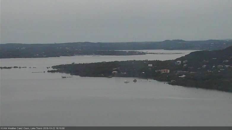 Lake Travis webcam, October 22, 2018 3:20 PM CT
