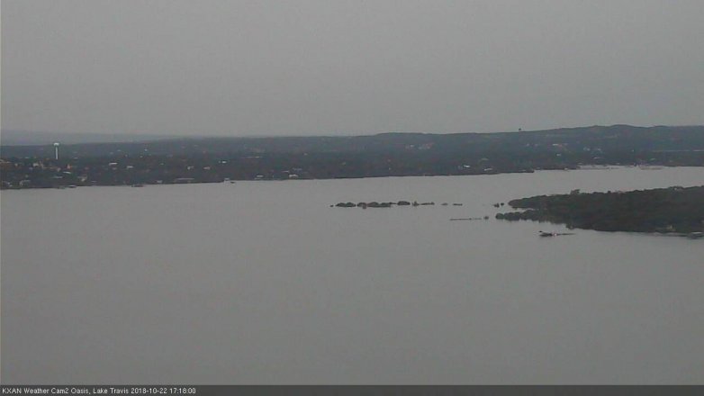 Lake Travis webcam, October 22, 2018 4:20 PM CT