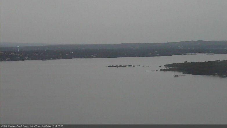 Lake Travis webcam, October 22, 2018 4:25 PM CT