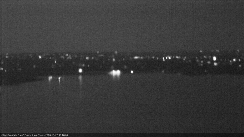 Lake Travis webcam, October 22, 2018 6:20 PM CT