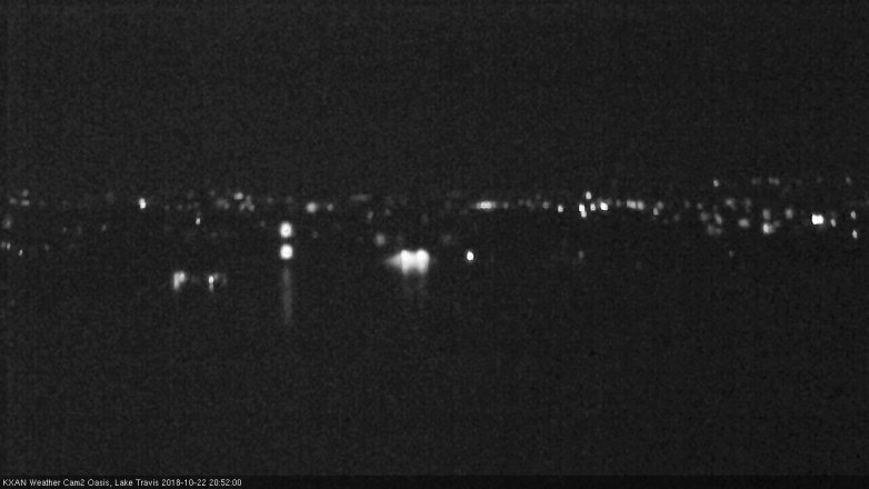 Lake Travis webcam, October 22, 2018 7:55 PM CT