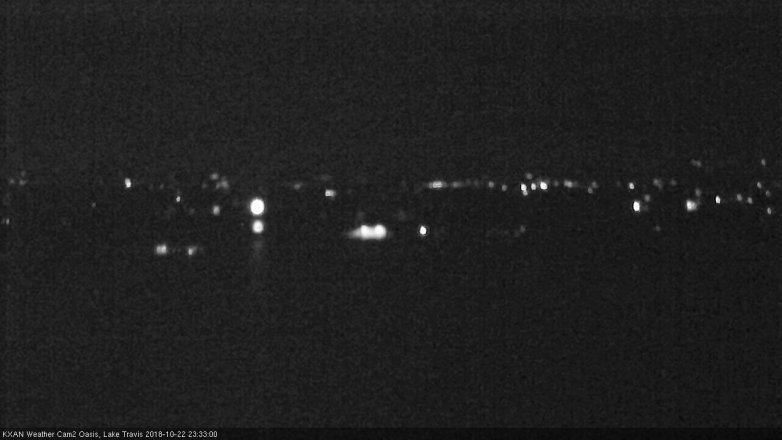 Lake Travis webcam, October 22, 2018 10:35 PM CT