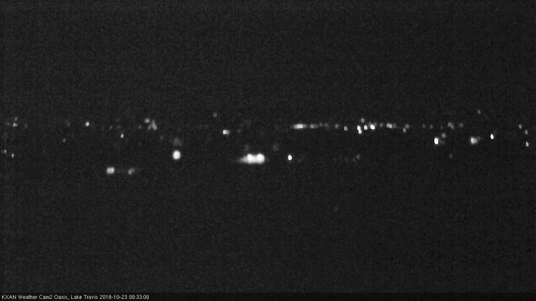 Lake Travis webcam, October 22, 2018 11:35 PM CT