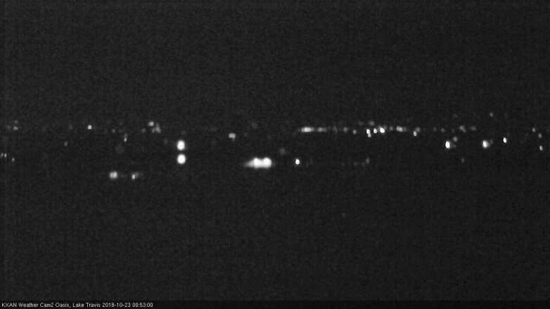 Lake Travis webcam, October 22, 2018 11:55 PM CT