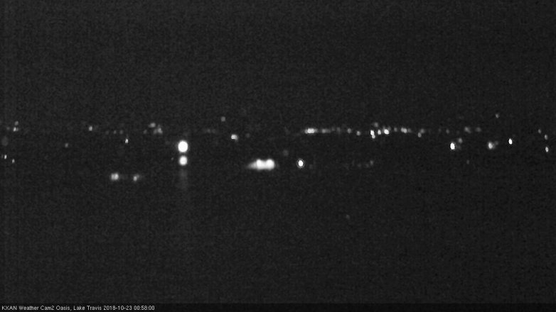 Lake Travis webcam, October 22, 2018 12:00 AM CT