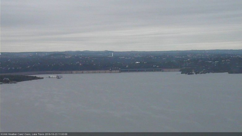 Lake Travis webcam, October 23, 2018 10:05 AM CT