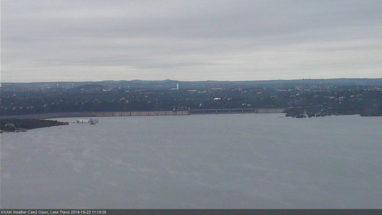Lake Travis webcam, October 23, 2018 10:20 AM CT