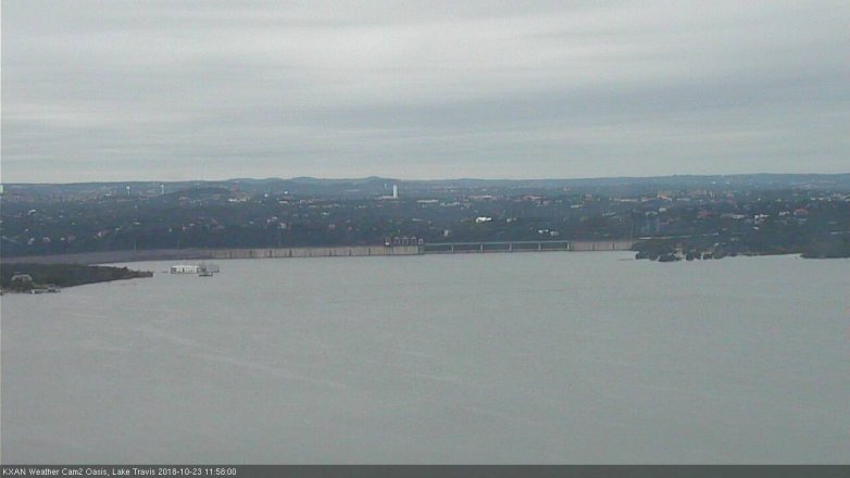 Lake Travis webcam, October 23, 2018 11:00 AM CT