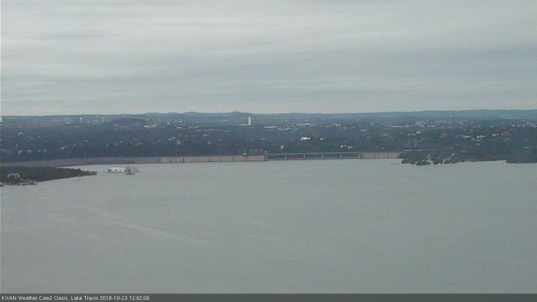 Lake Travis webcam, October 23, 2018 11:05 AM CT