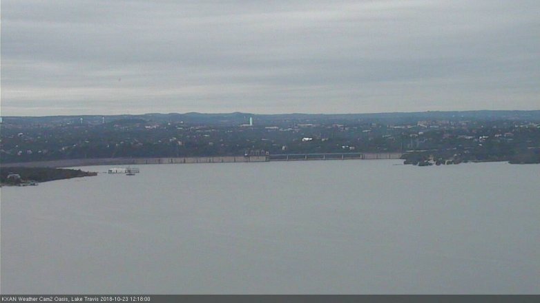 Lake Travis webcam, October 23, 2018 11:20 AM CT