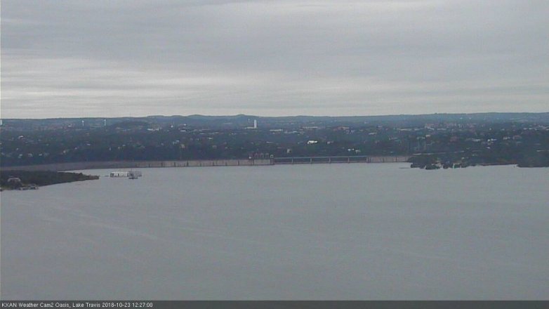 Lake Travis webcam, October 23, 2018 11:30 AM CT