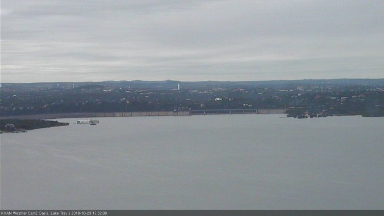 Lake Travis webcam, October 23, 2018 11:35 AM CT