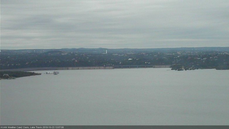 Lake Travis webcam, October 23, 2018 12:10 PM CT
