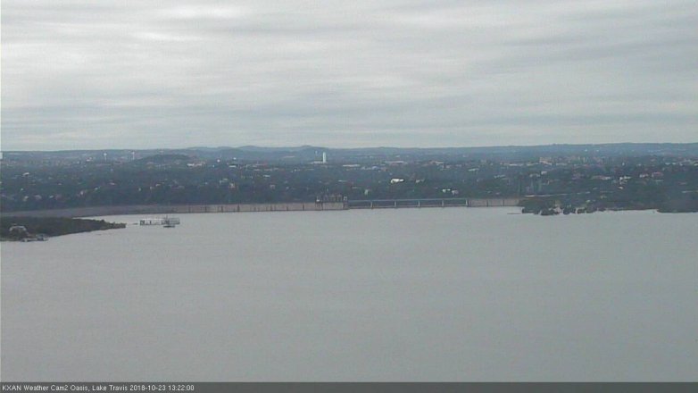 Lake Travis webcam, October 23, 2018 12:25 PM CT