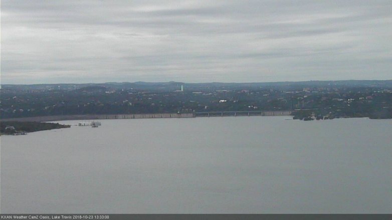 Lake Travis webcam, October 23, 2018 12:35 PM CT