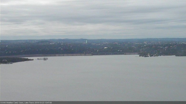 Lake Travis webcam, October 23, 2018 12:50 PM CT