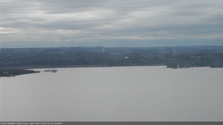 Lake Travis webcam, October 23, 2018 1:50 PM CT