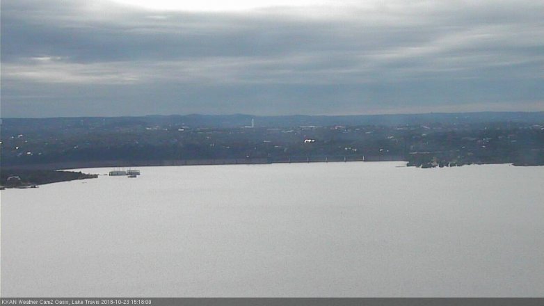 Lake Travis webcam, October 23, 2018 2:20 PM CT